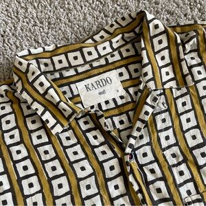 KARDO Button Down Short Sleeve Ayo Shirt